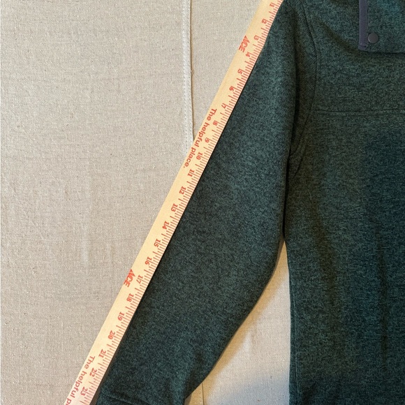 Eddie Bauer Fleece Green Pullover Sweater - Picture 5 of 7